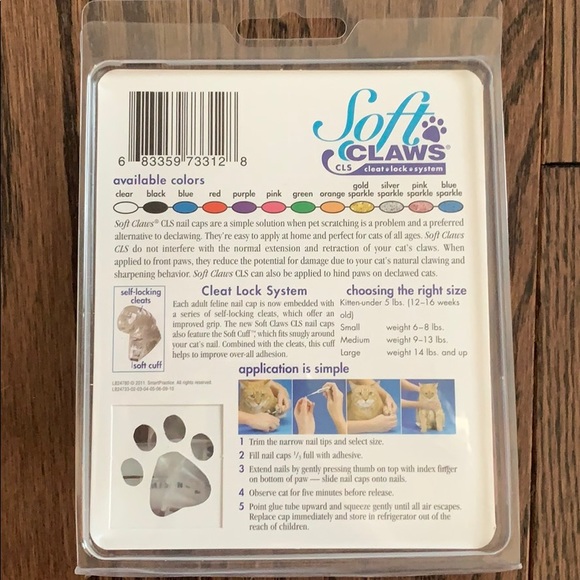 Soft Claws - Pink Nail Caps for Cats - no scratching furniture etc - Picture 4 of 6